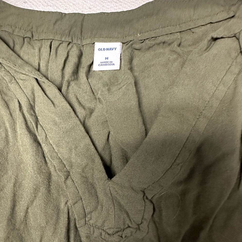 Old Navy Olive Green Blouse